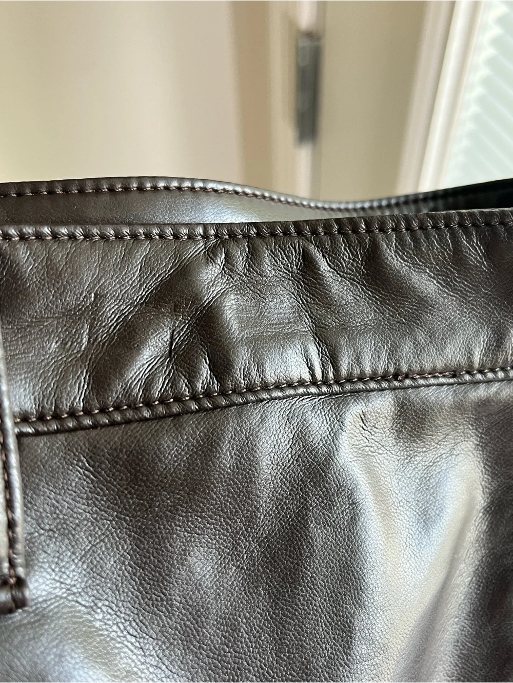 Citizens Of Humanity Cassia Recycled Leather Blend Midi Skirt A-Line Size 32